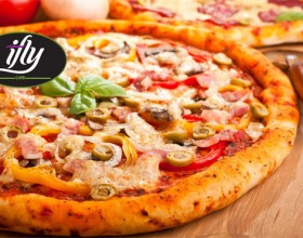 Kénitra: Bon d’achat pour les Pizzas et Pâtes chez Ifly à seulement 25dhs au lieu de 50!
