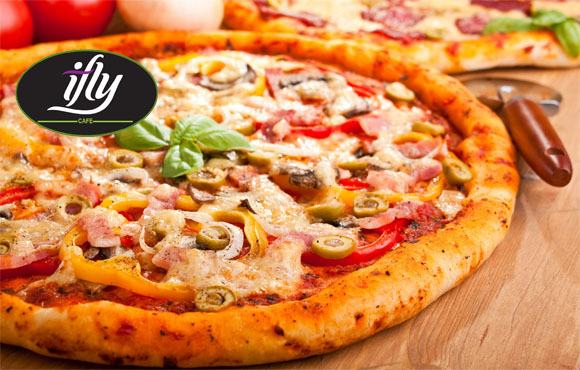 Kénitra: Bon d’achat pour les Pizzas et Pâtes chez Ifly à seulement 25dhs au lieu de 50!