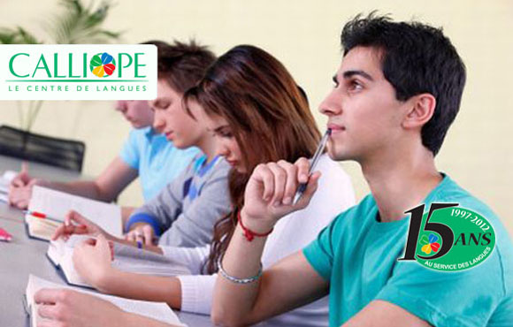 Choix de 30 heures de cours de langue: Français, Anglais ou Espagnol à 599Dhs chez Calliope!!