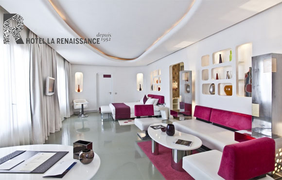 Goûtez au Luxe de Marrakech le Temps d’un Séjour Inoubliable au Très Branché Hôtel La Renaissance à -70%!