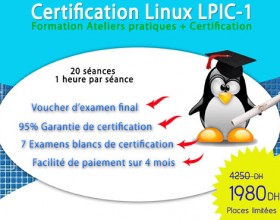 Formation de certification Linux LPIC-1 à seulement 1980dhs au lieu de 4250 chez MarocLance!