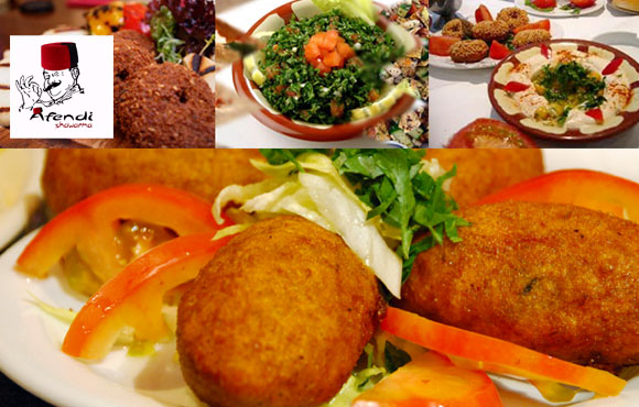 Délices Libanais: Kebbé, Hummus, Falafel à seulement 27dhs au lieu de 54 chez Afendi Shawarma!