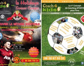 Votre enfant aime le foot? Coach4Kids Maroc vous offre la possibilité de l’inscrire dans un camp de football à 50% du prix!