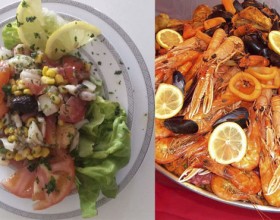 Offre Duo: Paella, Salades, Boissons et Desserts pour deux au Restaurant Bienvenue Chez Youssef à seulement 115dhs!