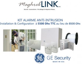 Alarme anti-intrusion à seulement 5500dhs au lieu de 8500 chez MaghrebLINK!