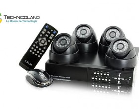 Système de Caméras de Surveillance avec installation à seulement 4200dhs au lieu de 7000 chez Technicoland!