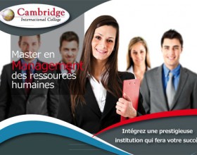 Mastery of Human Resources Management: Master Anglais à partir du Maroc avec Cambridge International College!