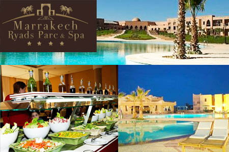 Offre All Inclusive à Marrakech Ryad Parc à 1120 DH pour 2 adultes + 1 enfant