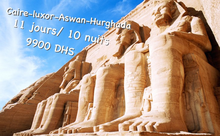 Egypte 11Jours 9900 Dhs