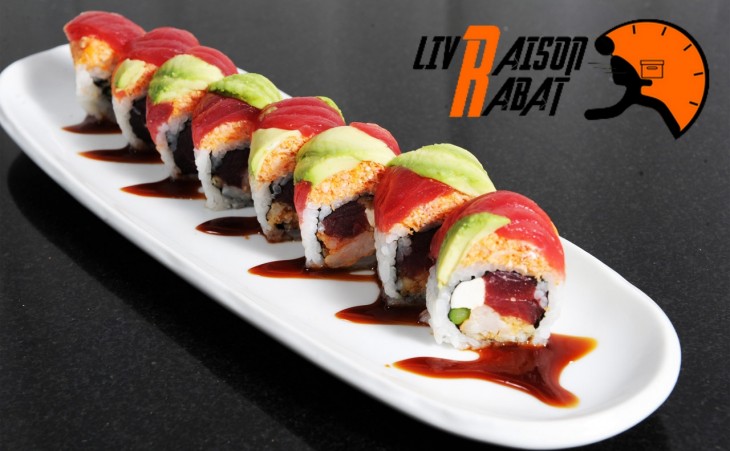 LIVRAISON GRATUITE : 36 pièces de sushis variés à 129DH au lieu de 250DH