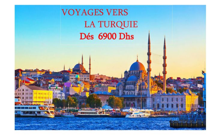 VOYAGES VERS LA TURQUIE ÉTÉ 2016